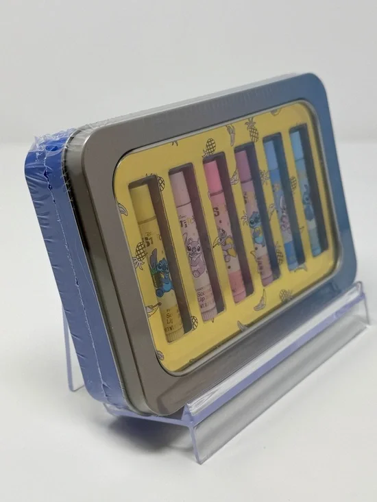 Disney Stitch Kids Lip Balm Set - 6 Assorted Colors and Scents - NIB - Picture 2 of 2